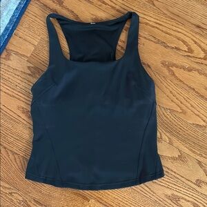 Lululemon Athletica Black Fitted Tank Top